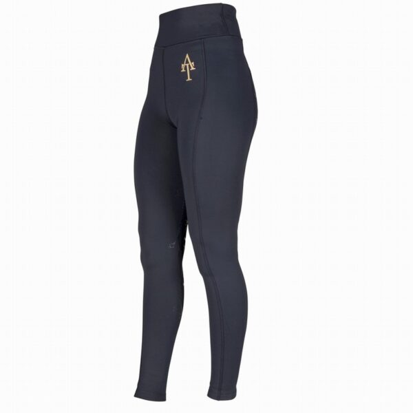 Aubrion Team Winter Riding Tights - Young Rider - Black