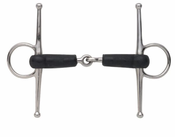 Soft Rubber Covered Full Cheek Snaffle