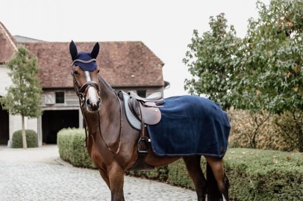 Kentucky Quarter Rug Heavy Fleece Navy